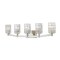Z-Lite Aubrey 5 Light Vanity, Brushed Nickel & Clear 1931-5V-BN - alternate 6
